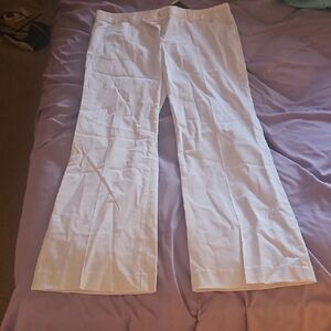Laundry By Shelli Segal White Wide Leg Pants